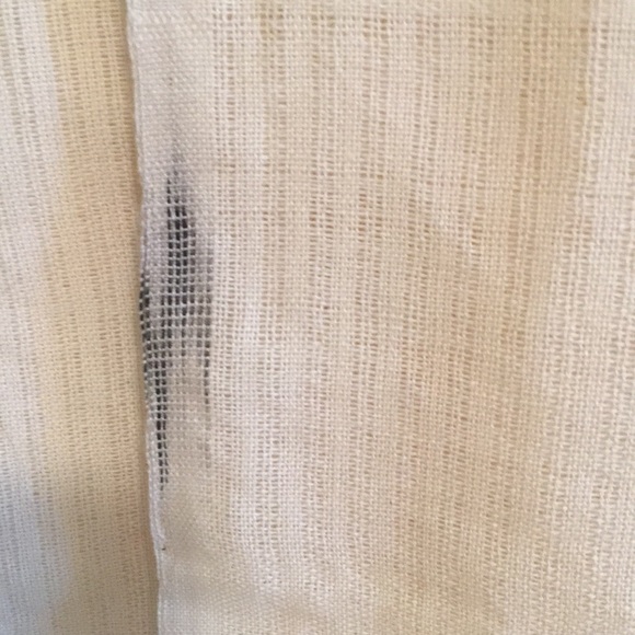 Striped cotton scarf - Picture 3 of 4